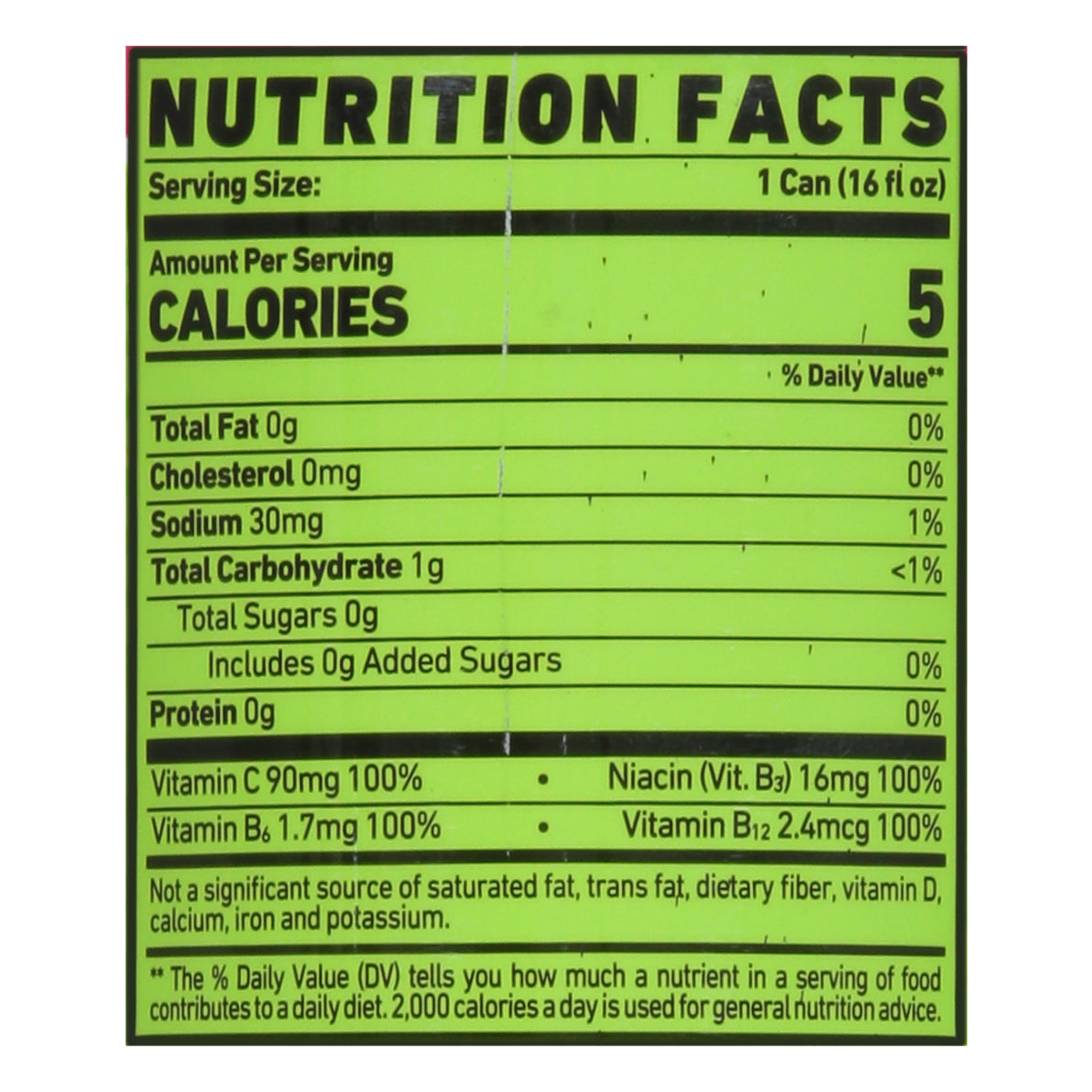 Ghost Zero Sugar Warheads Sour Watermelon Energy Drink 16 fl oz