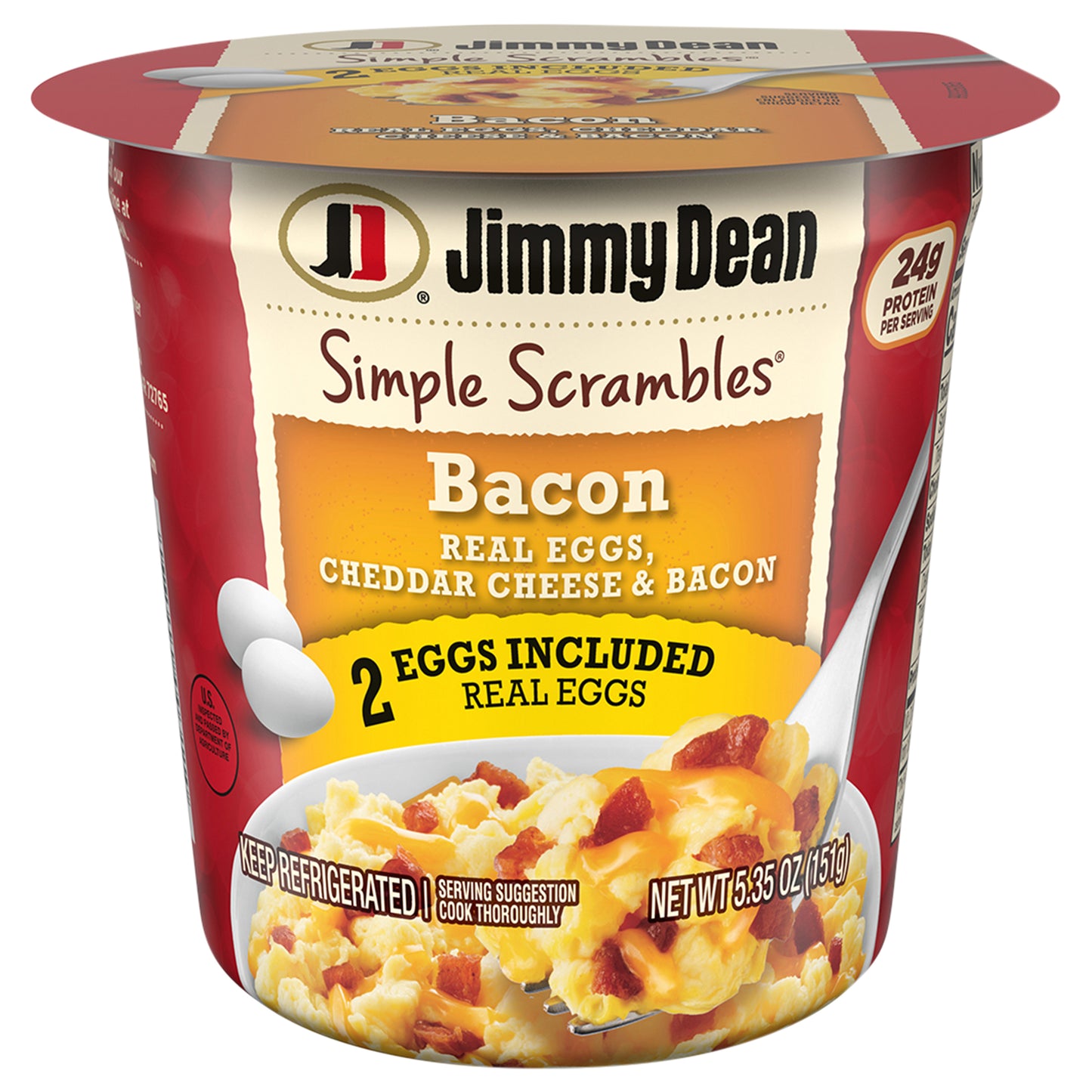 Jimmy Dean Simple Scrambles Bacon, 5.35 oz.