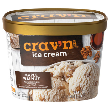 Crav'n Flavor Maple Walnut Ice Cream 48 fl oz