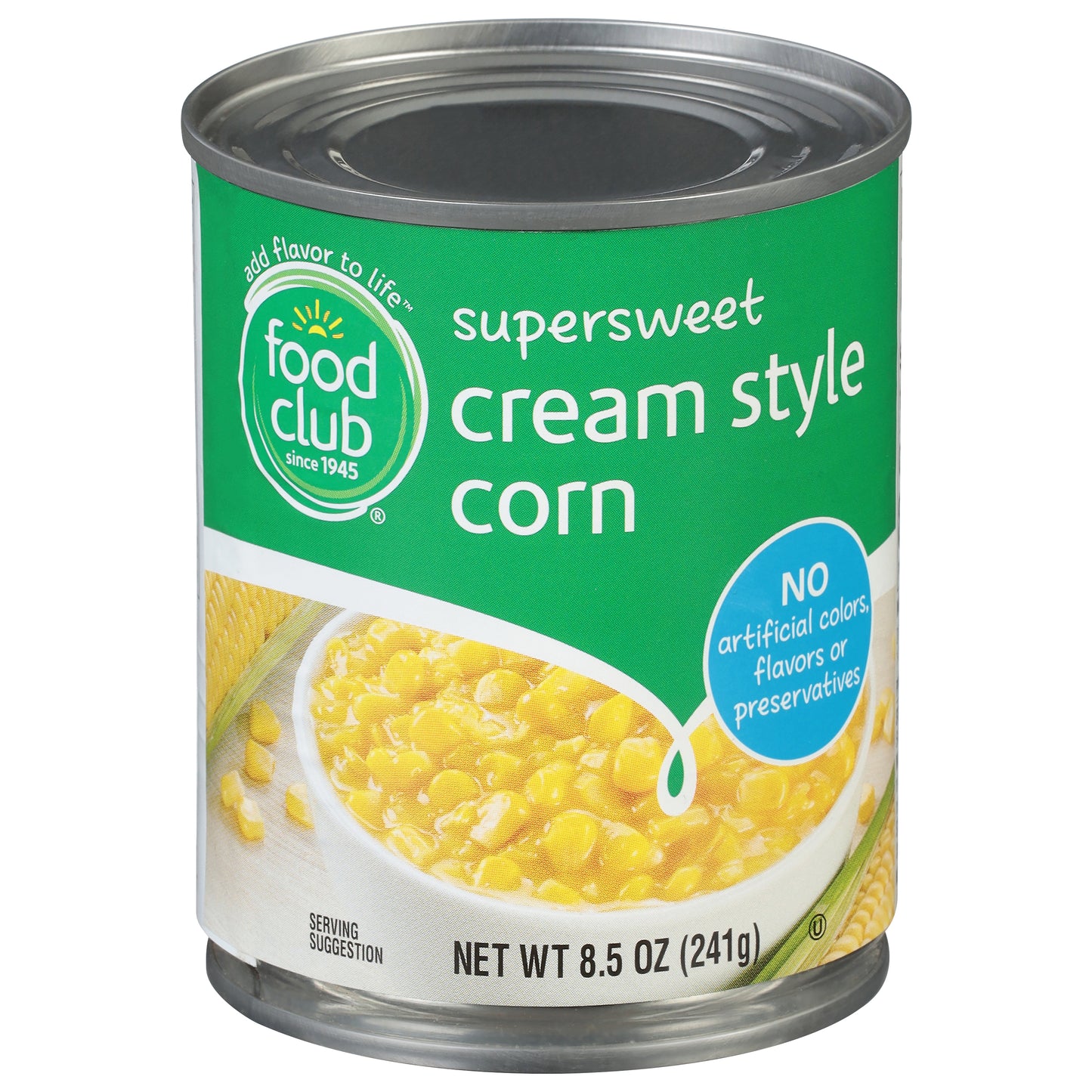 Food Club Cream Style Supersweet Corn 8.5 oz
