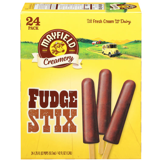 Mayfield Creamery Fudge Stix 24 - 1.75 fl oz Pops