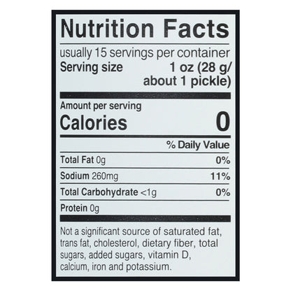 Mt Olive Majestic Picklery Premium Deli Style Kosher Baby Dills Pickles 24 fl oz