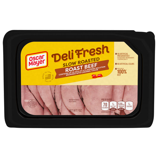 Oscar Mayer Deli Fresh Slow Roasted Roast Beef 7 oz