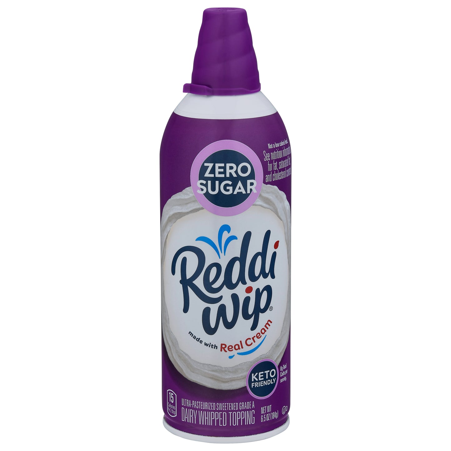 Reddi-wip Zero Sugar Dairy Whipped Topping 6.5 oz