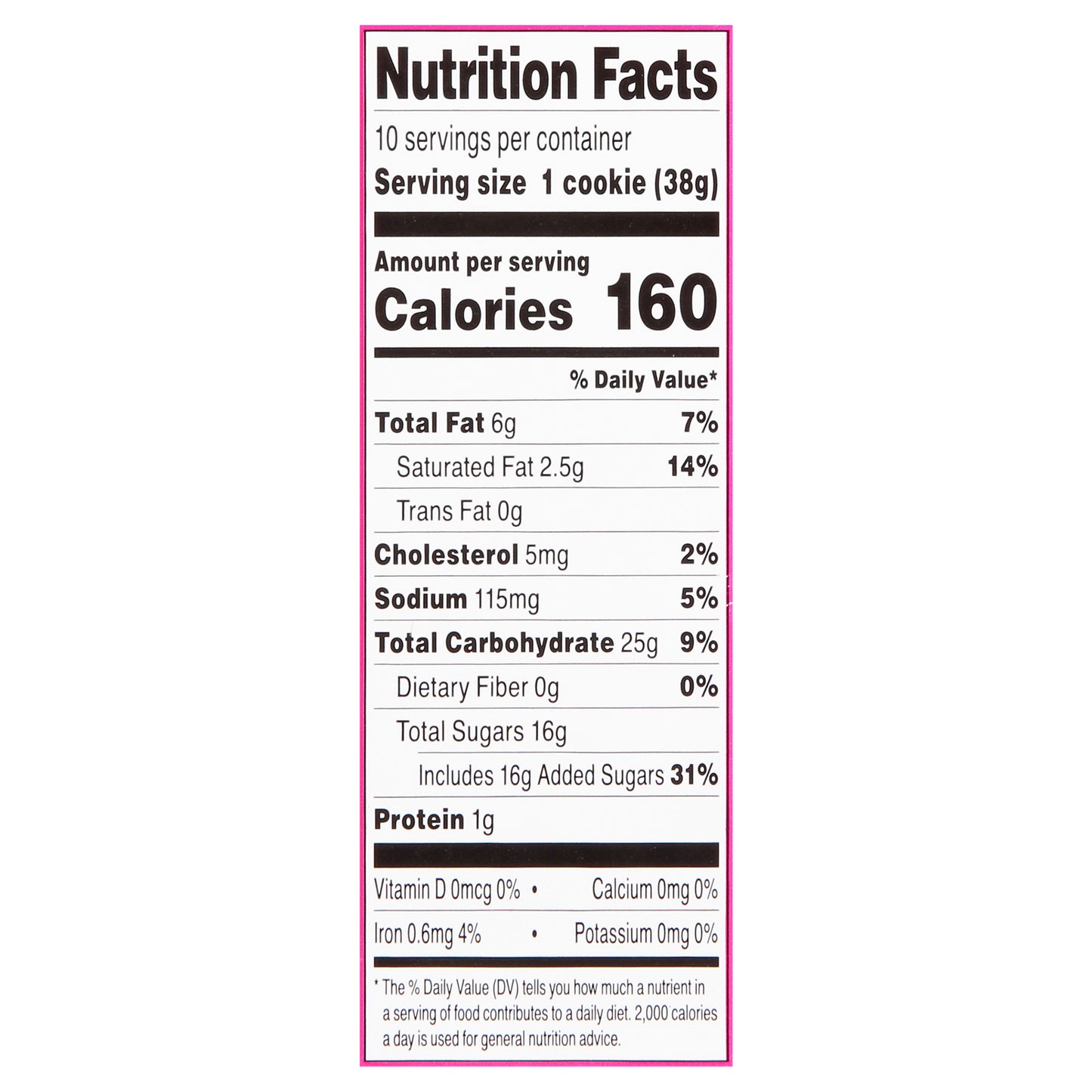 Sweet P's Bake Shop Strawberry Frosting Frosted Sugar Cookies 13.5 oz