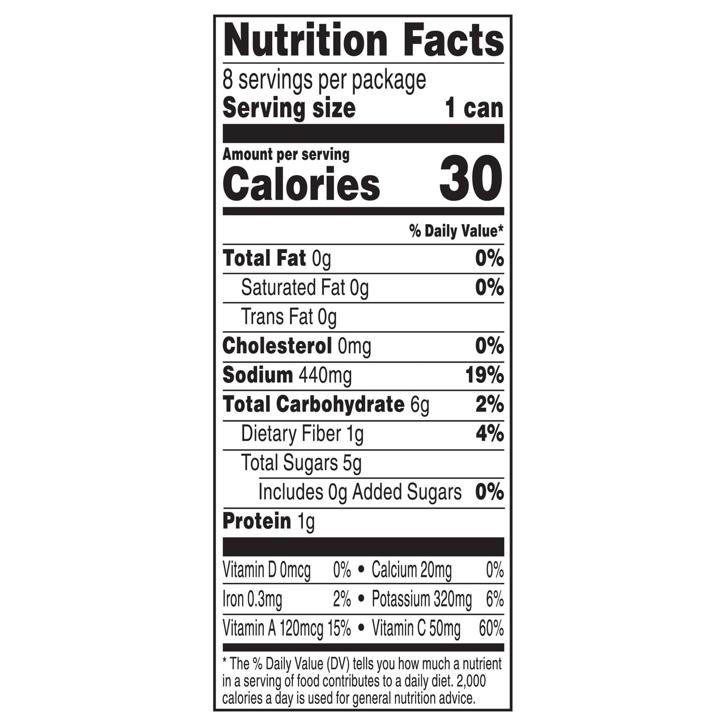 V8 Original 100% Vegetable Juice 8 - 5.5 fl oz Cans