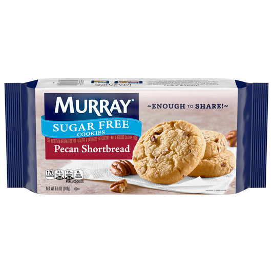 Murray Sugar Free Pecans Shortbread Cookies 1 8.8 oz