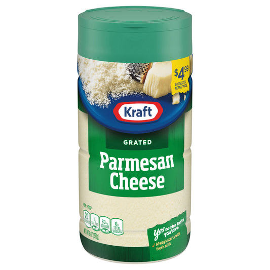 Kraft Grated Parmesan Cheese 8 oz