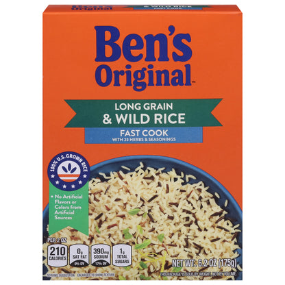 Ben's Original Long Grain & Wild Fast Cook Rice 6.2 oz