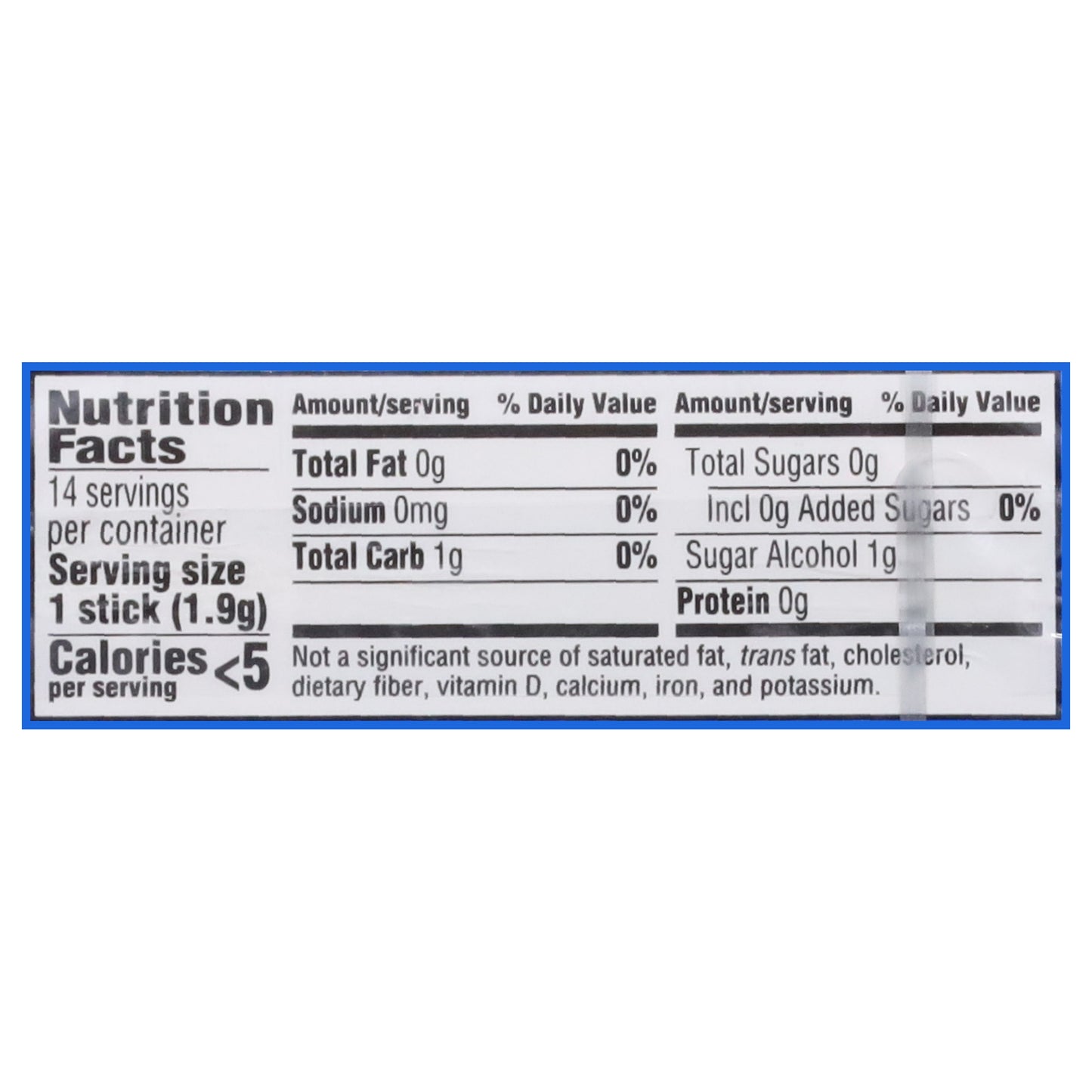 Trident Sugar Free Original Flavor Gum 14 ea