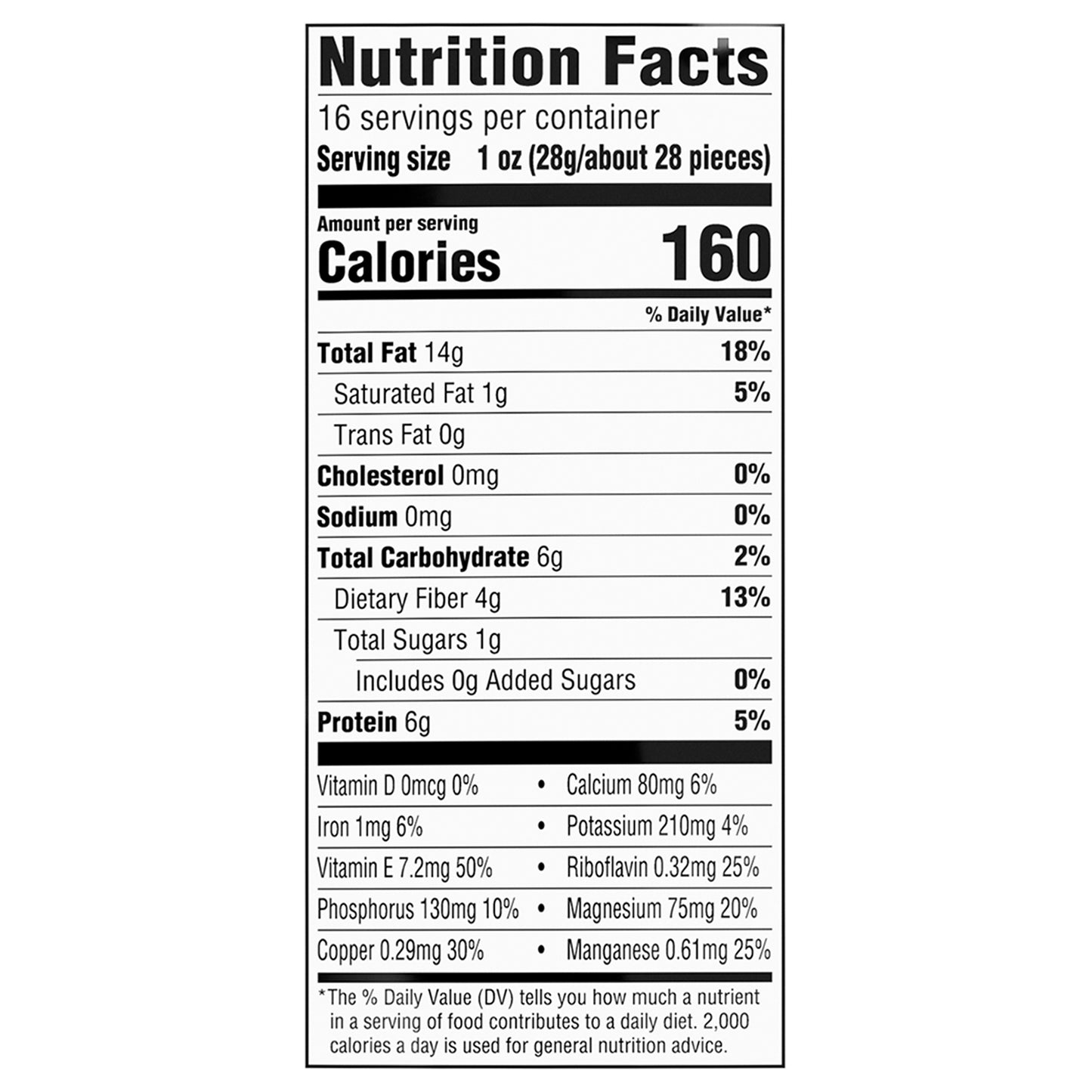 Crav'n Flavor Raw Almonds 16 oz