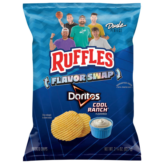 Ruffles Potato Chips Doritos Cool Ranch, 2.25 Oz