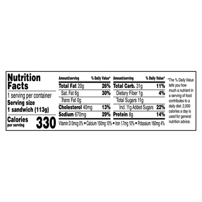 Jimmy Dean Griddle Cake Breakfast Sandwiches with Maple Pancakes and Sausage, Frozen, 4 Count