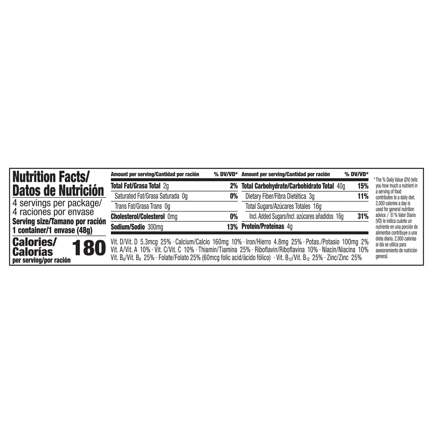 Lucky Charms Gluten Free Cereal with Marshmallows, Kids Breakfast Cereal, Made with Whole Grain, 4 Cereal Cups, 6.8 oz