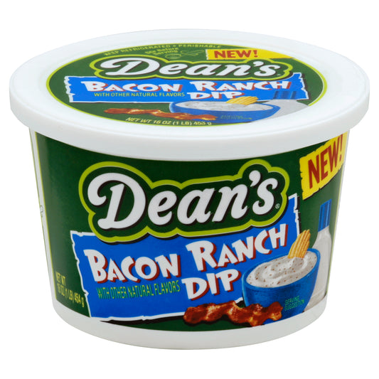 Dean's Dip 16 oz - BACON RANCH WITH OTHER NATURAL FLAVORS