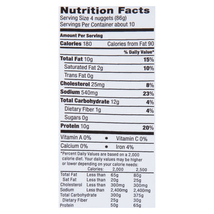 Food Club Fully Cooked Chicken Nuggets 29 oz