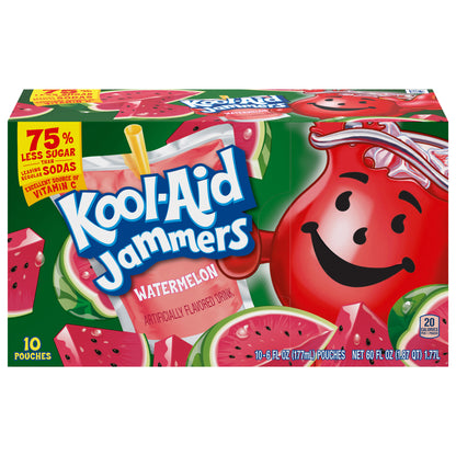 Kool-Aid WATERMELON - WATERMELON 10ct (41947 - 00001 - C3433916) Net 60 fl oz (1.87 qt) 1.77L English