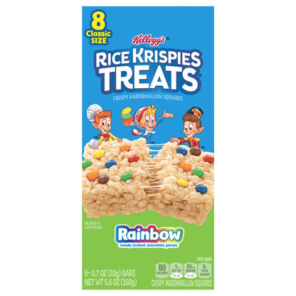 Rice Krispies Treats Rainbow Marshmallow Snack Bars