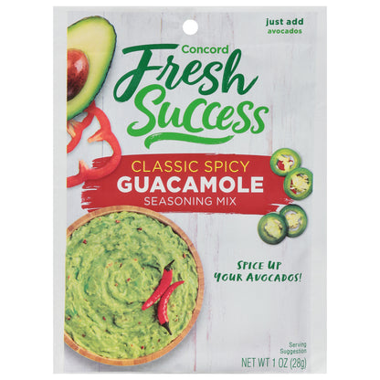 Concord Fresh Success Classic Spicy Guacamole Seasoning Mix 1 oz