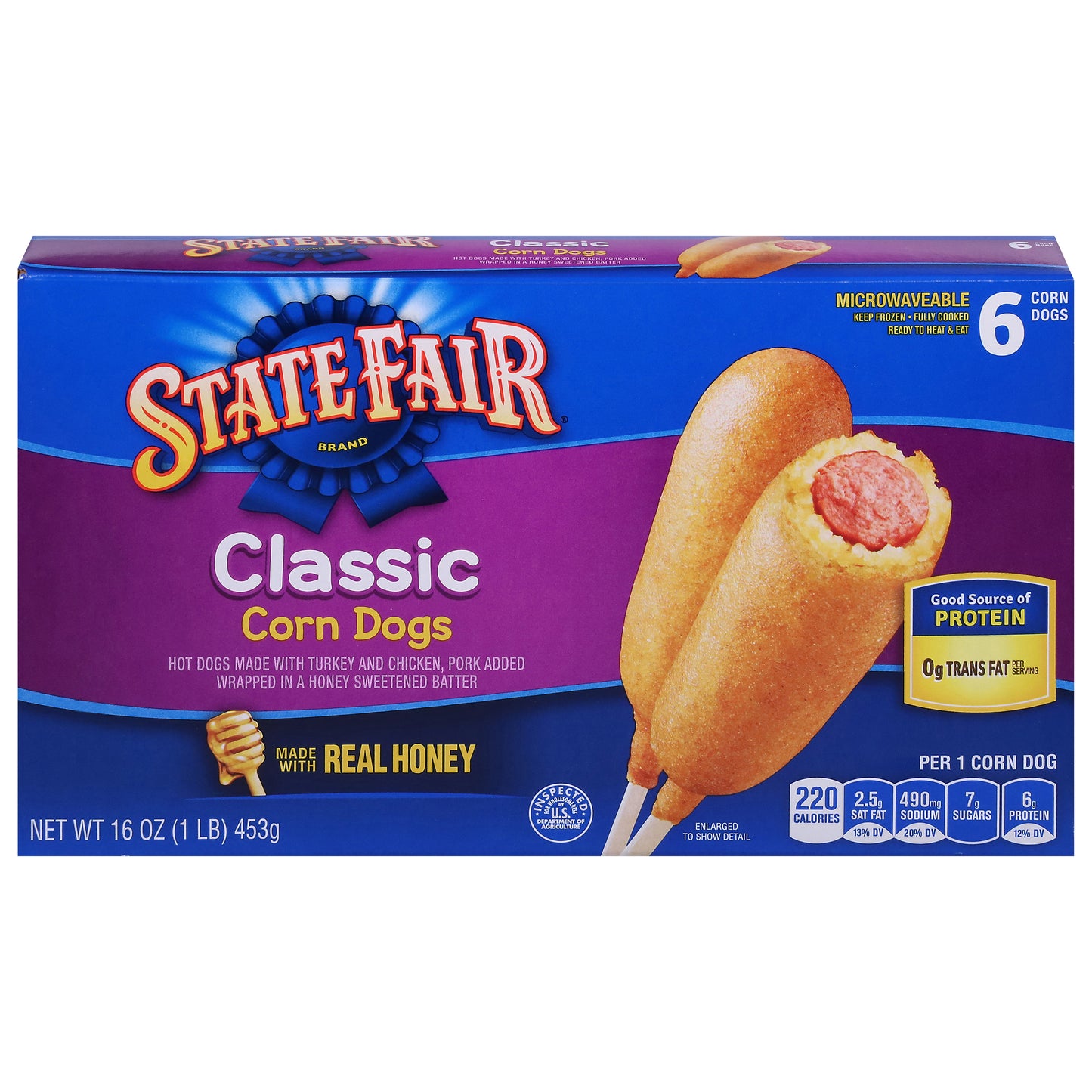 State Fair Classic Corn Dogs Box 6 ea