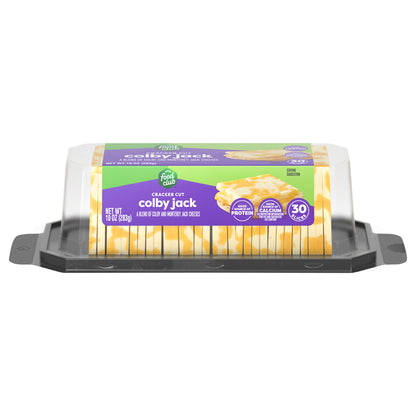 Food Club Cracker Cut Colby Jack Cheese 30 ea