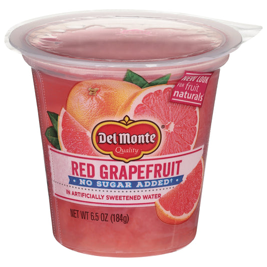 Del Monte No Sugar Added Red Grapefruit in Artificially Sweetened Water 6.5 oz