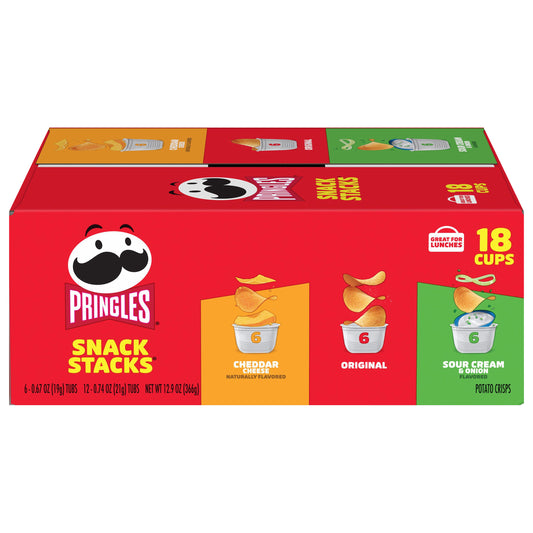 Pringles® Variety Pack Potato Crisps Chips