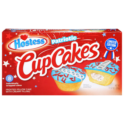 Hostess Patriotic Cupcakes 8 Each