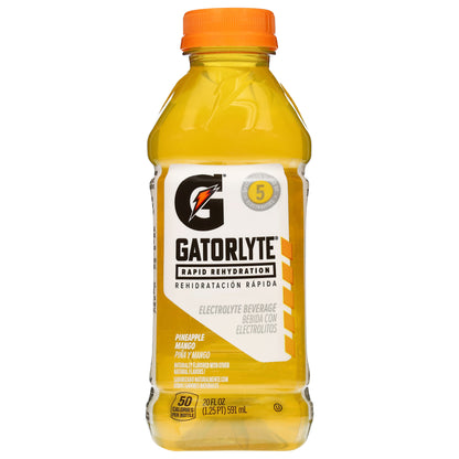 Gatorlyte Rapid Rehydration Pineapple Mango Electrolyte Beverage 20 fl oz