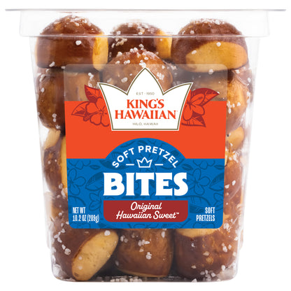 King's Hawaiian Original Hawaiian Sweet Soft Pretzel Bites, 10.2 oz
