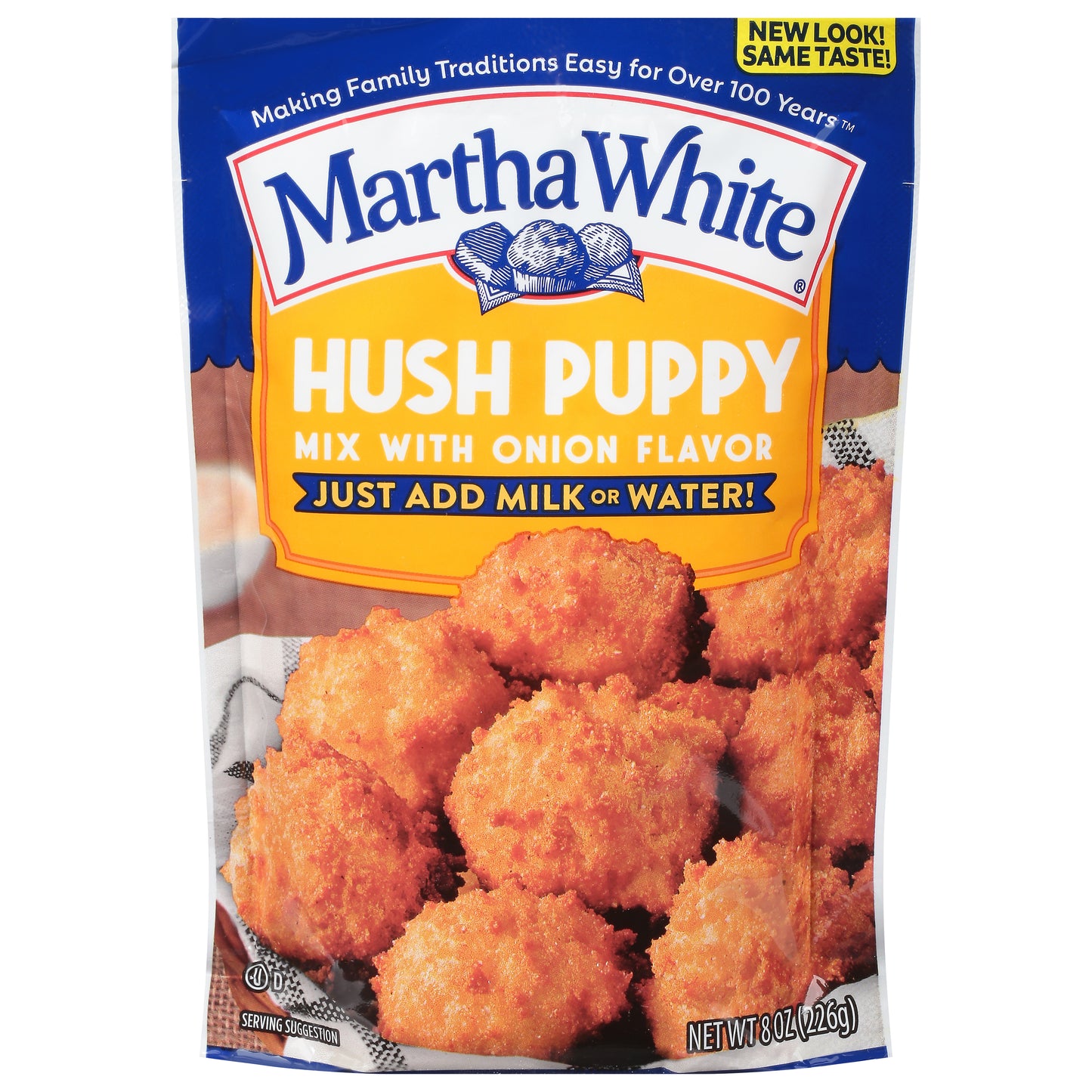Martha White Hush Puppy Mix with Onion Flavor 8 oz