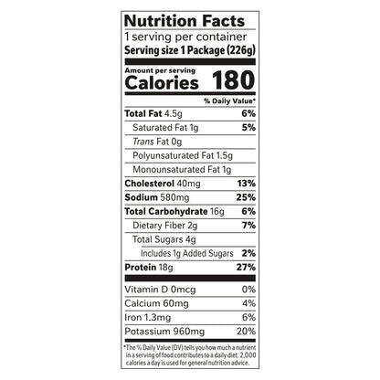 Lean Cuisine Frozen Meal Herb Roasted Chicken, Protein Kick Microwave Meal, Microwave Chicken Dinner, Frozen Dinner for One 8 oz.
