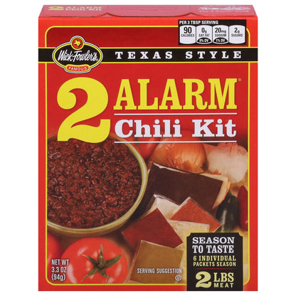 Wick Fowler's 2 Alarm Texas Style Chili Kit 3.3 oz