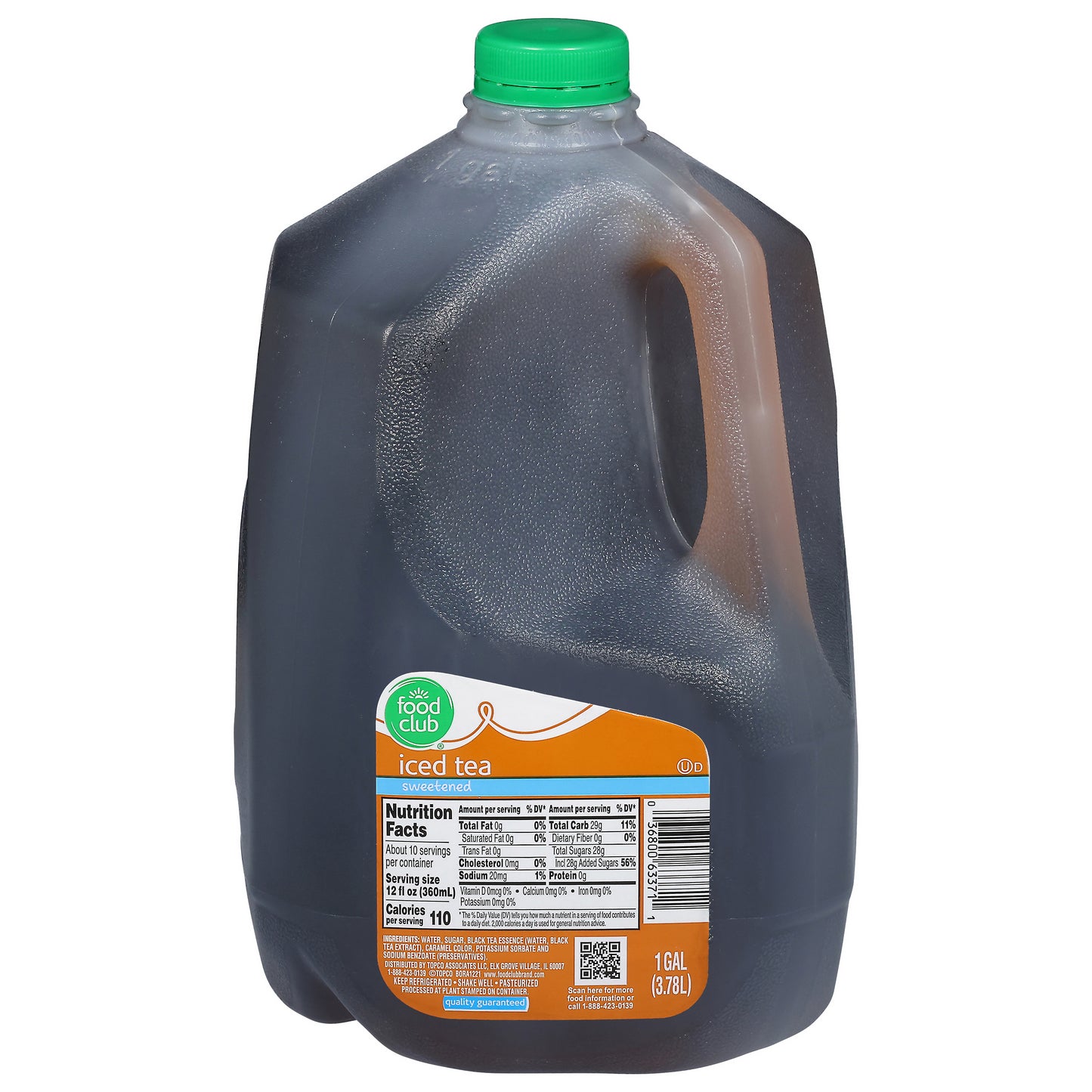 Food Club Sweetened Iced Tea 1 gal
