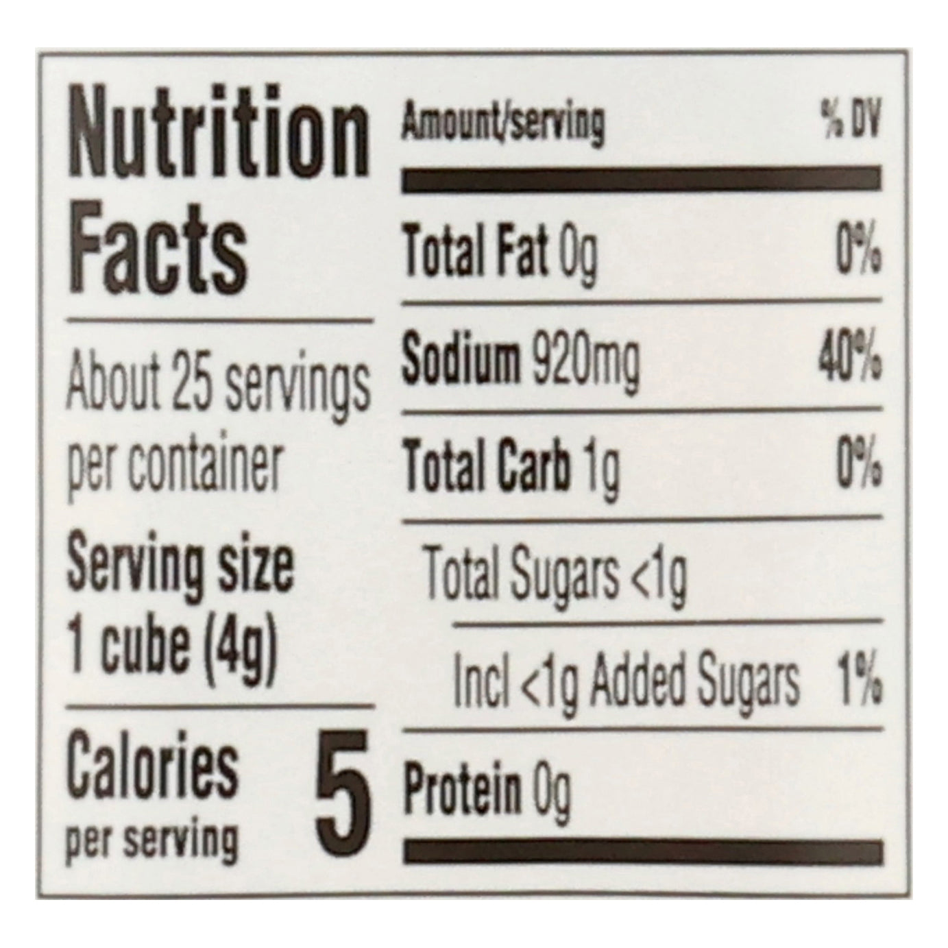 Food Club Instant Cubes Chicken Bouillon 3.4 oz