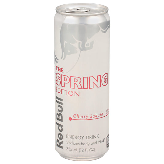 Red Bull The Spring Edition Sugarfree Cherry Sakura Energy Drink 12 fl oz