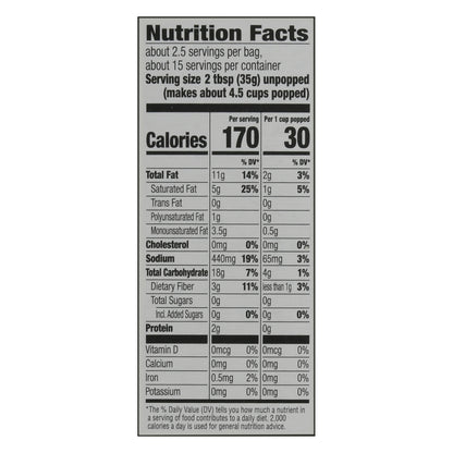 Orville Redenbacher's Naturals Microwave Gourmet Simply Salted Popping Corn 6 - 3.29 oz Bags