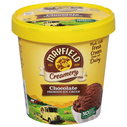 Mayfield Creamery Premium Chocolate Ice Cream 1 pt