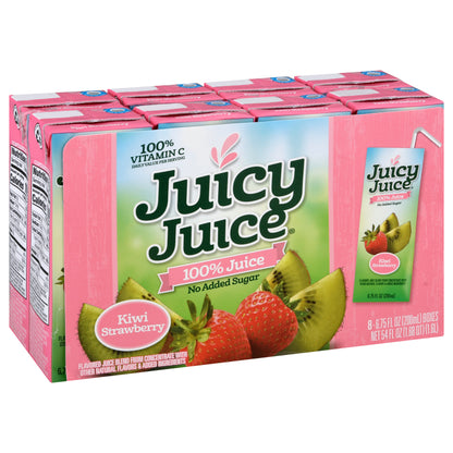 Juicy Juice 8 Pack Kiwi Strawberry 100% Juice 8 ea