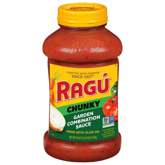 Ragu Chunky Garden Combination Sauce 45 oz