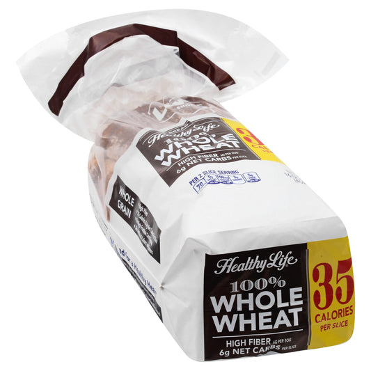 Lewis Healthy Life 100% Whole Wheat Bread 16 oz