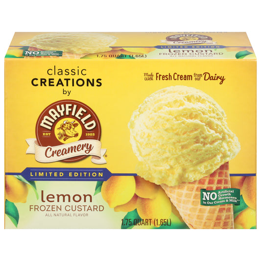 Mayfield Creamery Lemon Frozen Custard 1.75 qt