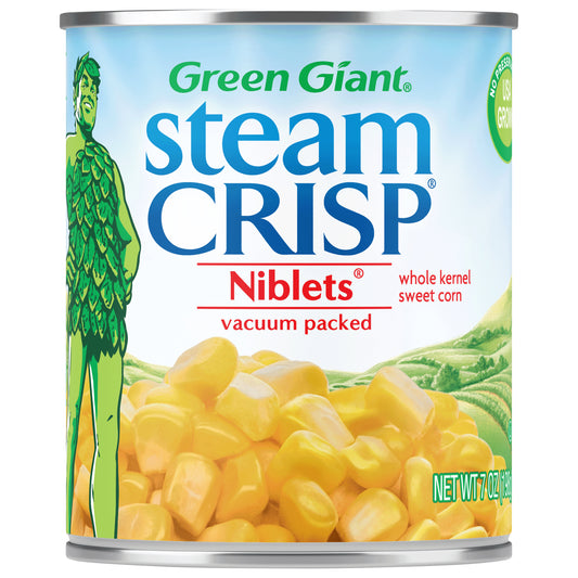 Green Giant Steam Crisp Vacuum Packed Niblets Whole Kernel Sweet Corn 7 oz