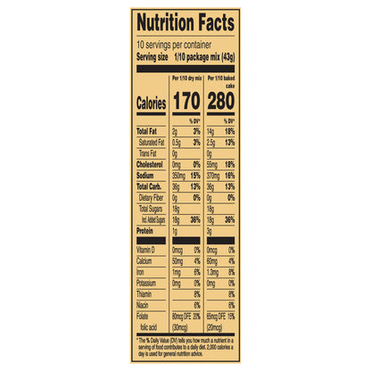 Duncan Hines Signature Perfectly Moist French Vanilla Cake Mix, 15.25 OZ