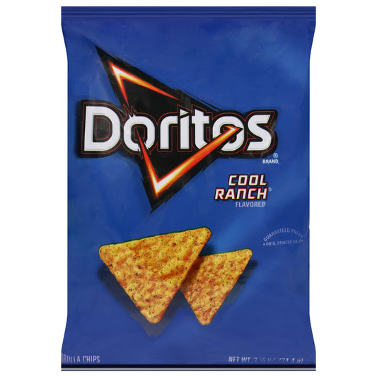 Doritos Cool Ranch Flavored Tortilla Chips 2.625 oz