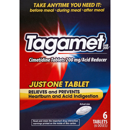 Tagamet TAGAMET CIMETIDINE TABS 6 CT