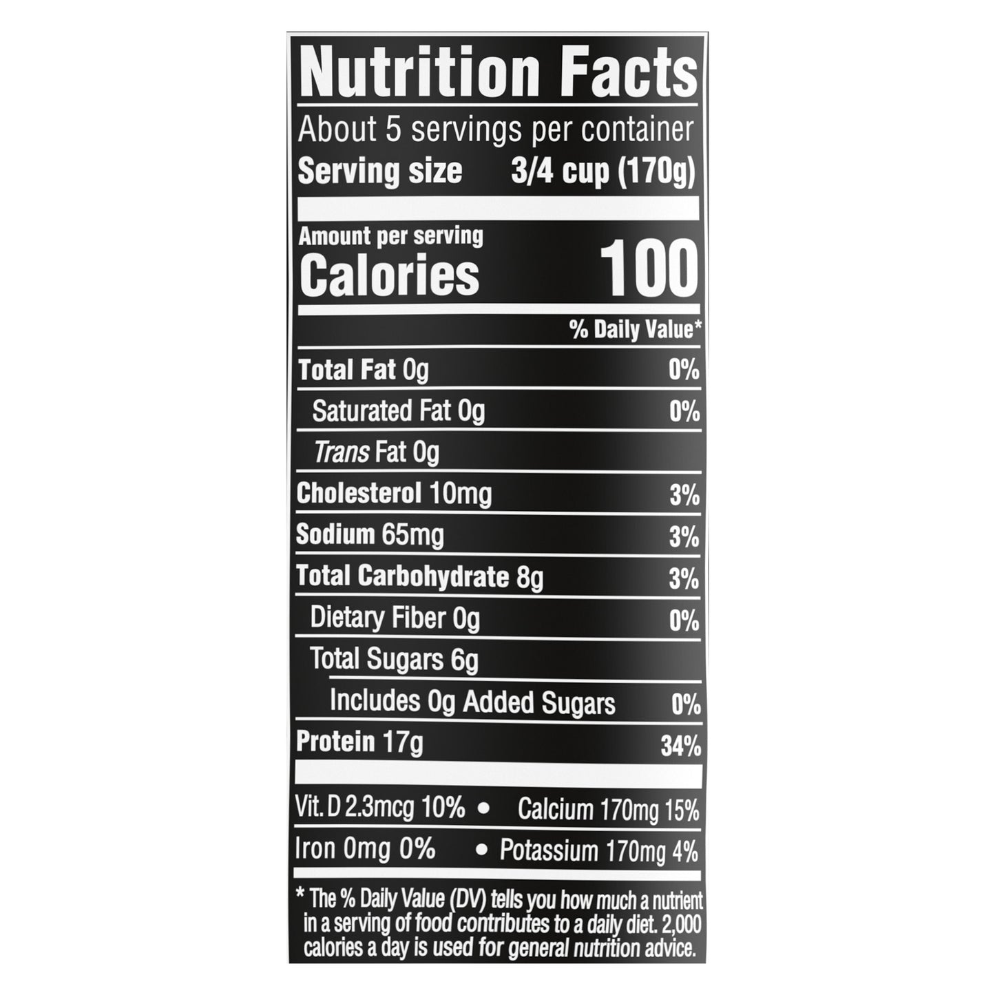 Oikos Triple Zero Vanilla 17g Protein, 0g Added Sugar, Nonfat Greek Yogurt Tub, 32 OZ