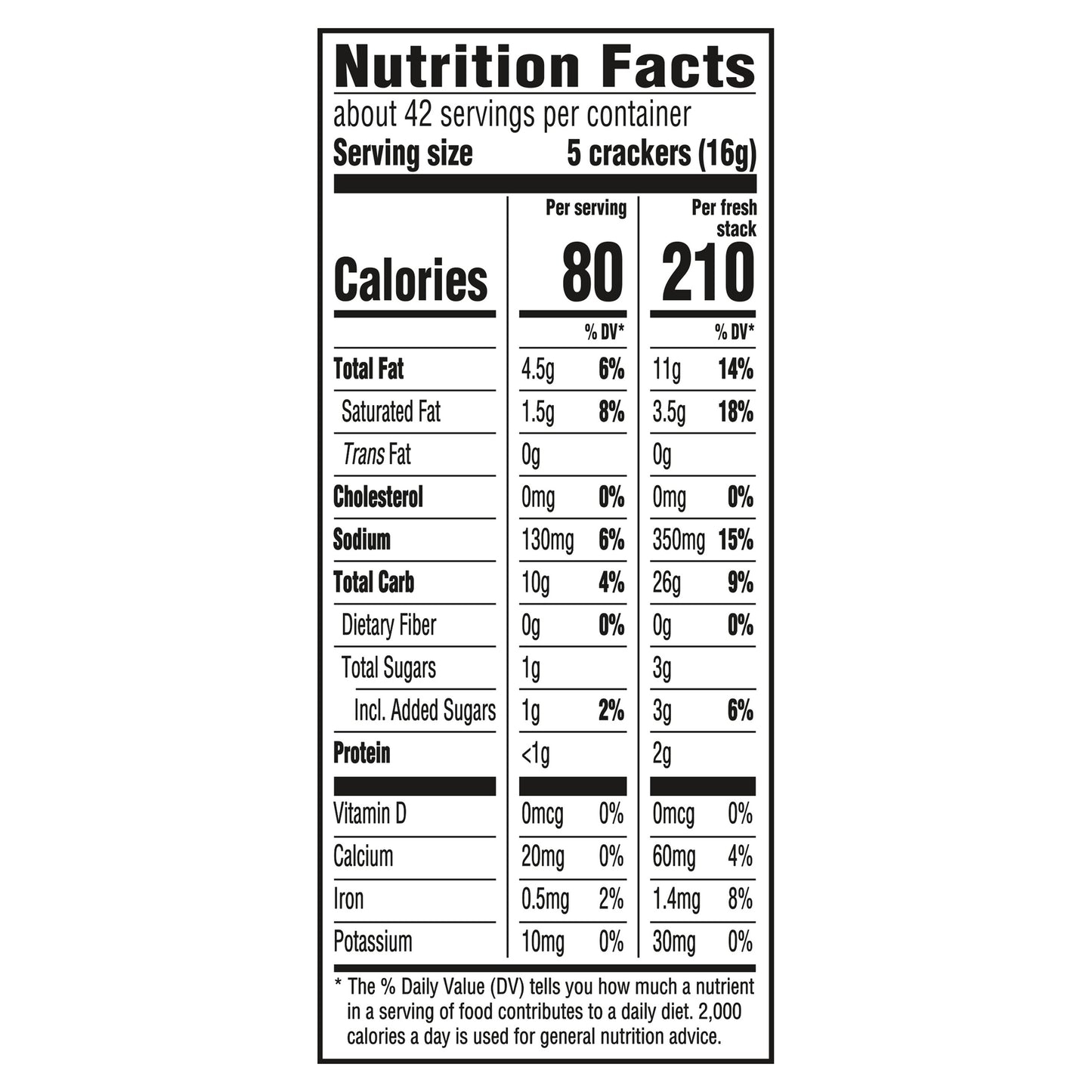 RITZ Fresh Stacks Original Crackers, Party Size, 23.7 oz (16 Stacks)