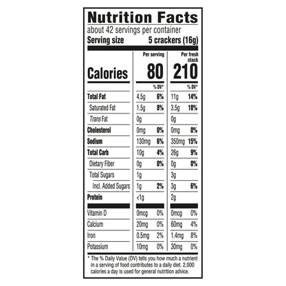 RITZ Fresh Stacks Original Crackers, Party Size, 23.7 oz (16 Stacks)