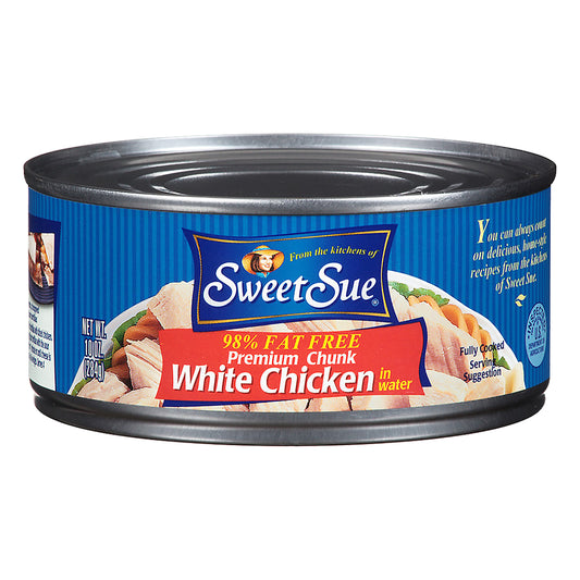 Sweet Sue® Premium Chunk White Chicken in Water 10 oz. Can